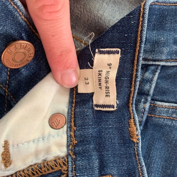 Madewell 9” high rise skinny jean - Picture 4 of 4